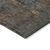 8' X 10' Rust Gray And Ivory Abstract Washable Indoor Outdoor Area Rug