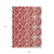 10' X 14' Red And Ivory Geometric Washable Indoor Outdoor Area Rug