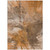 9' X 12' Orange Copper And Terra Cotta Abstract Washable Indoor Outdoor Area Rug - Orange, Copper, Terra Cotta