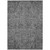 8' X 10' Charcoal And Silver Floral Washable Indoor Outdoor Area Rug