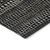 10' X 14' Taupe Charcoal And Gray Striped Washable Indoor Outdoor Area Rug