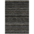 10' X 14' Taupe Charcoal And Gray Striped Washable Indoor Outdoor Area Rug