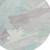 8' Blue Teal Blue And Gray Round Abstract Washable Indoor Outdoor Area Rug