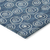 8' X 10' Navy Blue And Ivory Geometric Washable Indoor Outdoor Area Rug