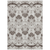 8' X 10' Chocolate Taupe And Beige Oriental Washable Indoor Outdoor Area Rug