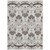 8' X 10' Chocolate Taupe And Beige Oriental Washable Indoor Outdoor Area Rug