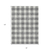 8' X 10' Gray And Charcoal Plaid Washable Indoor Outdoor Area Rug