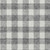 8' X 10' Gray And Charcoal Plaid Washable Indoor Outdoor Area Rug
