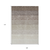 9' X 12' Brown And Ivory Ombre Washable Indoor Outdoor Area Rug