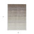9' X 12' Brown And Ivory Ombre Washable Indoor Outdoor Area Rug