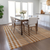 9' X 12' Brown Beige And Beige Plaid Washable Indoor Outdoor Area Rug