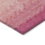 9' X 12' Blush Pink And Ivory Striped Washable Indoor Outdoor Area Rug