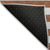 8' Round Orange Round Striped Washable Non Skid Indoor Outdoor Area Rug