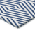 8' X 10' Navy and White Geometric Washable Non Skid Indoor Outdoor Area Rug