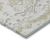 8' X 10' Ivory Beige And Taupe Oriental Washable Indoor Outdoor Area Rug