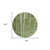 8' Green And Gray Round Striped Washable Indoor Outdoor Area Rug Transitional Style - Green, Gray Color