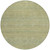 8' Wheat And Sage Round Striped Washable Indoor Outdoor Area Rug