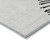 9' X 12' Black And Ivory Abstract Washable Indoor Outdoor Area Rug