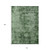 10' X 14' Emerald Abstract Washable Non Skid Indoor Outdoor Area Rug