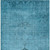 10' X 14' Denim Blue And Navy Blue Oriental Washable Indoor Outdoor Area Rug