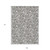 9' X 12' Ivory And Gray Floral Washable Indoor Outdoor Area Rug