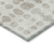 8' X 10' Ivory And Beige Abstract Washable Indoor Outdoor Area Rug