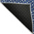 10' X 14' Navy Blue Gray And Ivory Polka Dot Washable Indoor Outdoor Area Rug