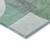 9' X 12' Green Sage And Gray Geometric Washable Indoor Outdoor Area Rug