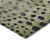 9' X 12' Green Purple And Black Abstract Washable Indoor Outdoor Area Rug