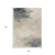 8' X 10' Beige Taupe And Ivory Abstract Washable Indoor Outdoor Area Rug