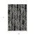 9' X 12' Black Gray And Ivory Striped Washable Indoor Outdoor Area Rug - Black, Gray, Ivory