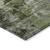 8' X 10' Green and Gray Abstract Washable Indoor Outdoor Area Rug