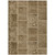8' X 10' Brown And Beige Patchwork Washable Indoor Outdoor Area Rug
