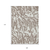 9' X 12' Taupe Brown And Ivory Animal Print Washable Indoor Outdoor Area Rug