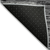 8' X 10' Black And Ivory Striped Washable Indoor Outdoor Area Rug