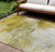 8' X 10' Gold Beige And Wheat Abstract Washable Indoor Outdoor Area Rug