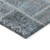 10' X 14' Teal Blue Aqua And Beige Patchwork Washable Indoor Outdoor Area Rug