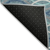 9' X 12' Teal Blue Navy Blue And Gray Abstract Washable Indoor Outdoor Area Rug
