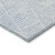 8' X 10' Denim Blue Ivory And Gray Geometric Washable Indoor Outdoor Area Rug