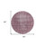 8' Merlot Round Oriental Washable Indoor Outdoor Area Rug