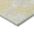 10' X 14' Gold Wheat And Beige Floral Washable Indoor Outdoor Area Rug