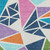 9' X 12' Dark Blue Green And Pink Geometric Washable Indoor Outdoor Area Rug