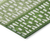 8' X 10' Green Sage And Ivory Geometric Washable Indoor Outdoor Area Rug