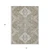 8' X 10' Taupe Beige And Ivory Medallion Washable Indoor Outdoor Area Rug