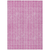 10' X 14' Blush And Ivory Striped Washable Indoor Outdoor Area Rug