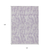 10' X 14' Lavender And Ivory Tribal Washable Indoor Outdoor Area Rug