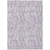 10' X 14' Lavender And Ivory Tribal Washable Indoor Outdoor Area Rug