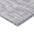 10' X 14' Lavender And Ivory Tribal Washable Indoor Outdoor Area Rug