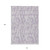 10' X 14' Lavender And Ivory Tribal Washable Indoor Outdoor Area Rug