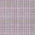 8' X 10' Purple Green And Ivory Plaid Washable Indoor Outdoor Area Rug